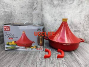 UCC LIFE Tagine Granite Coating Cookware, 28cm-Black