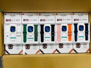 I8 Ultra Big 2.0 Earphone And Infinite Display Smart Watch