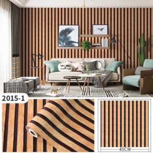 10meters Flutted 3D Wallpaper Adhesive Waterproof Wallpaper Decor Sticker