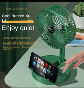 Mini Foldable Rechargeable Table Fan