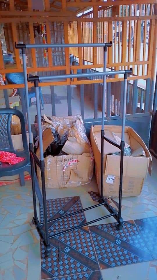 Portable Single/Double Pole Telescoplc Clothes Rack Laundry Drying Stand with Wheels for Indoor and Outdoor - Image 3