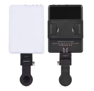 Mobile Phone Rechargeable LED Influencer Light With Phone Clip CL-V11SE