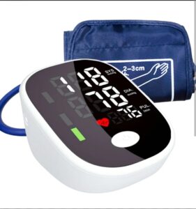 BP Monitor With Led Backlight Display Automatic Wrist Cuff Blood Pressure Machine
