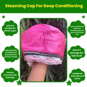 Electric Hair Steaming Cap Spa Thermal Treatment