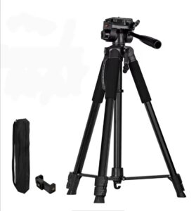 Long Camera Tripod Dolly with Mono Pod Conversion 1.7m Height Adjustment.