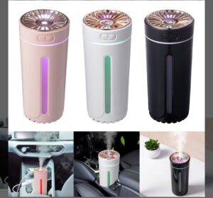 Rechargeable Usb Aroma Humidifier With Ambient Light- 300ml
