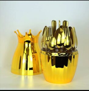 High Quality Crown Shaped Cutlery Set 24PCS