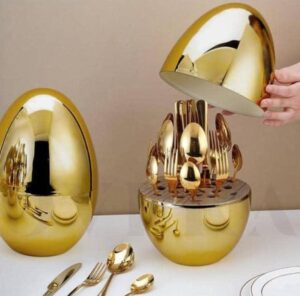 High Quality Egg Shaped Cutlery Set- 24PCS