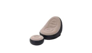Inflatable Lounge Chair Set Portable Sofa And Footrest