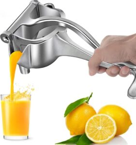 Manual Juicer, Fruit Juice Squeezer,Detachable Heavy Duty Citrus Squeezer Extractor Tool,Premium Quality Metal Aluminum Alloy for Pressing Lemons, Oranges, Pomegranates and Limes