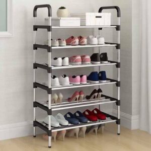 6Layers Stainless Steel Shoe Rack