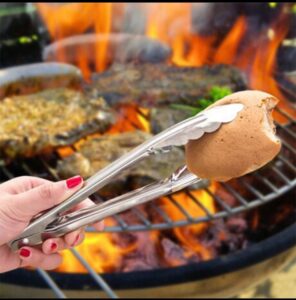 STAINLESS STEEL FRYING,BAKING ,BBQ CLIP/TONG