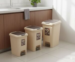 Pedal Bin – Living Room & Kitchen Trash Can (10L, 20L, 30L Sizes)
