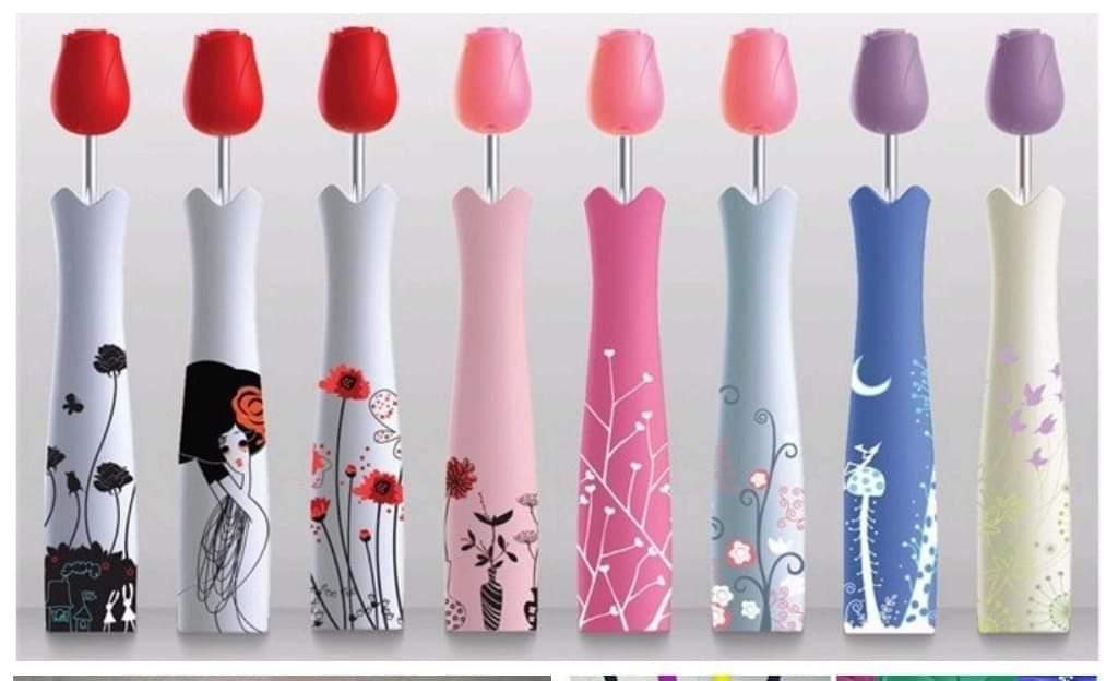 Pocket Bottle Umbrella-Wine & Rose - Image 2