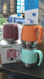 Coffee Travel Mug 500ml Water Mug Lightweight Stainless Steel Coffee Mug Coffee Thermos With Handle for Coffee Milk Mug
