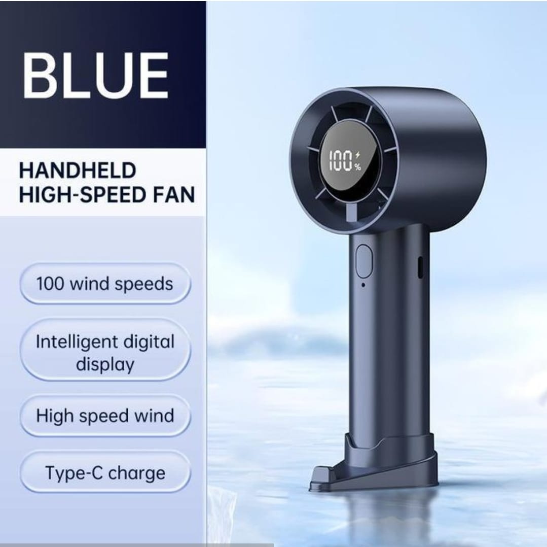 Portable Handheld Fan Speed(1-100) Adjustable Turbo Mini Fan - Image 3