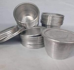 Allumimium Moi Moi Cooking Plate - 12Pcs
