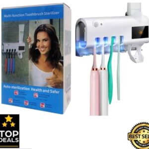 Multi-Function Tooth Paste & Brush Auto-Sterilizer Intelligent Ultraviolet