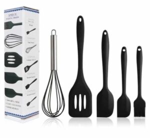 Silicone Kitchen Utensils Baking Spoon Set