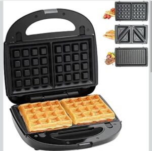 JD SMP 3-in-1 Waffle Maker, Grill, Toaster, Sandwich