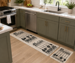 2in1 Absorbent Kitchen Runners Mat- Diatom mud