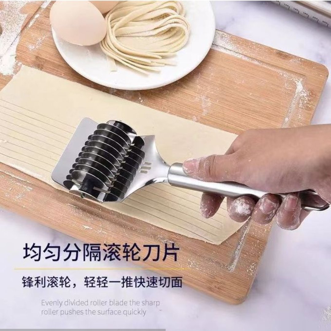 Manual Stainless Steel Pasta Cutter Chin Chin Cutting Tool