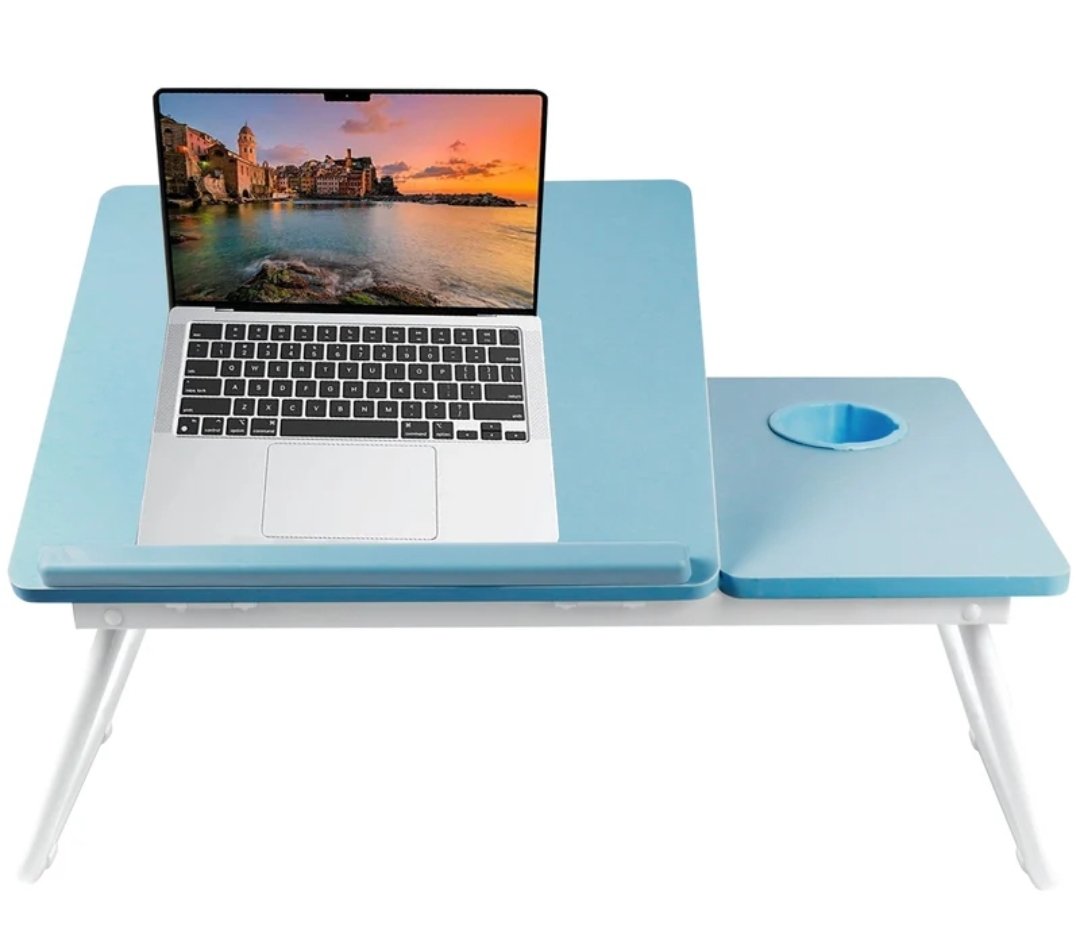 Adjustable Angle Mobility Table Over Bed,Foldable Bed Tray Table,Bed Table Laptop Tray for Bed Sofa Notebook Breakfast Work Study Reading Kids - Image 2
